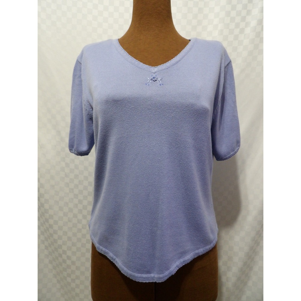 CHRISTOPHER & BANKS Vintage Hand Embroidered Blouse | M